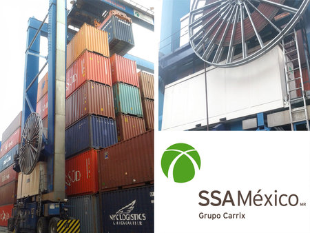 RTG Gantry Crane - Conductix-Wampfler Motor Driven Cable Reel