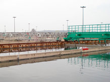 Rectangular Scraper Bridges in a Wastewater Treatment plant